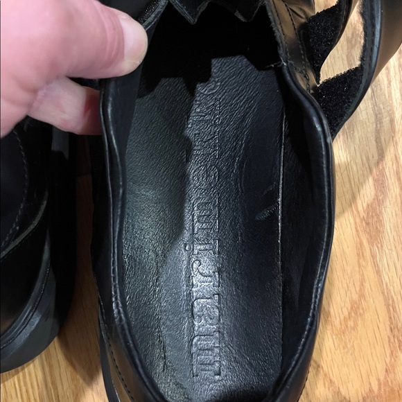 Marimekko Black Leather Rinnekedolla Sneakers - Picture 9 of 10